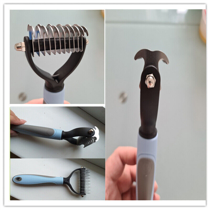 Petnomo Dual-Sided Deshedding Brush for Cats & Dogs