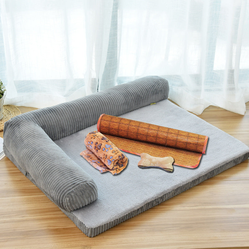 Petnomo Corduroy Pet Sofa Bed