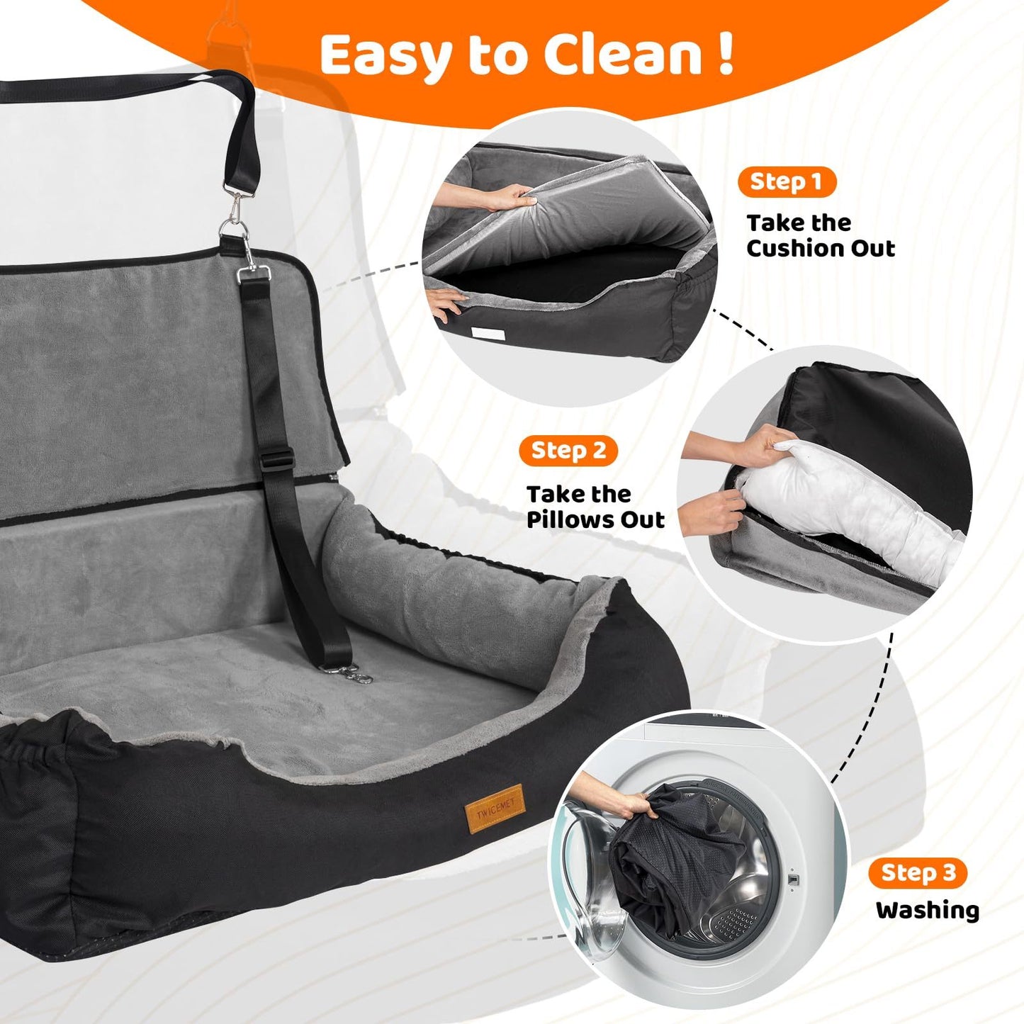 Petnomo Dog Bike Trailer with Mesh Screen