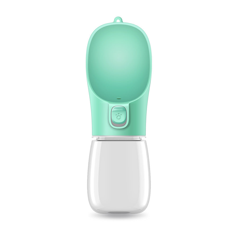 Petnomo 800ml portable water bottle with foldable bowl – leakproof design