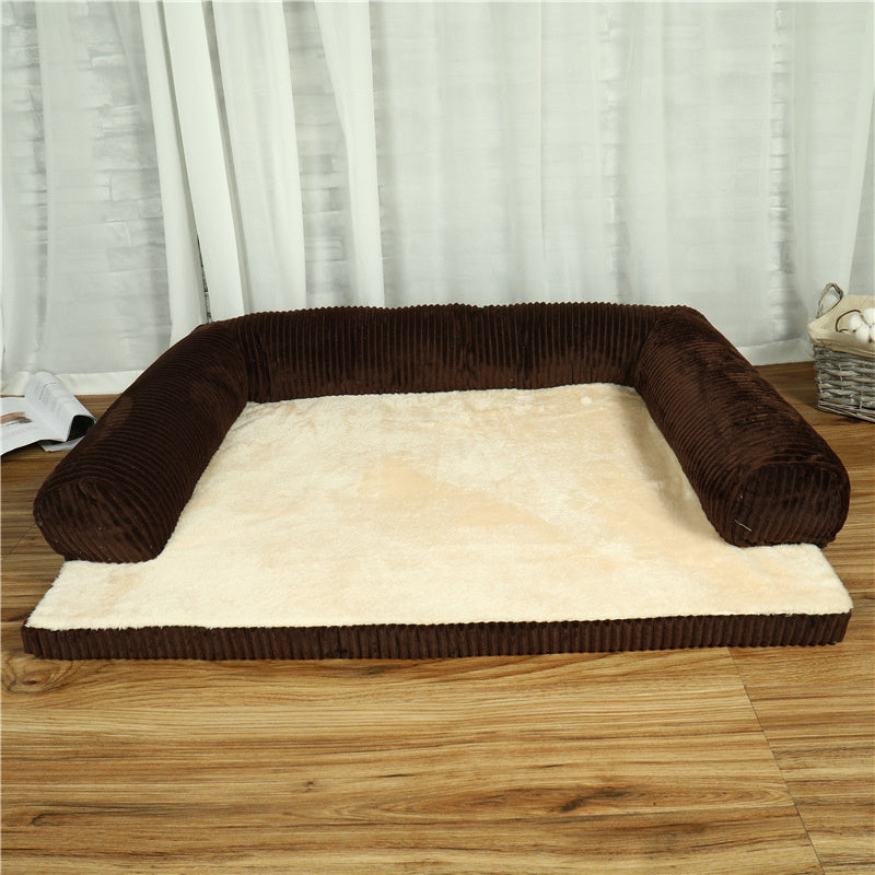 Petnomo Corduroy Pet Sofa Bed