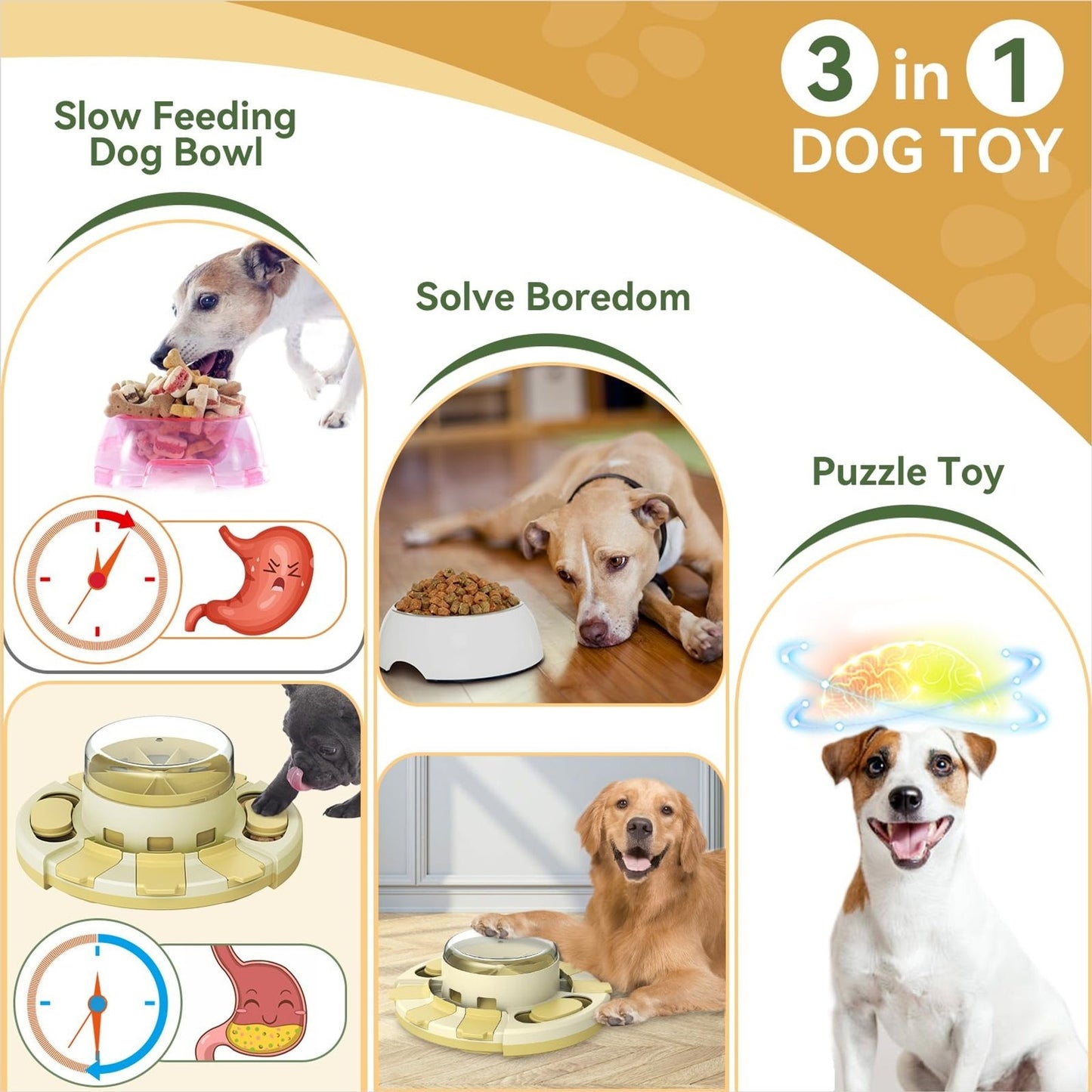 Petnomo™ Dog Puzzle Feeder Toy