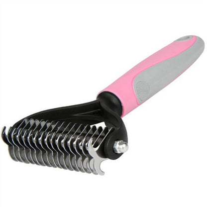 Petnomo Dual-Sided Deshedding Brush for Cats & Dogs