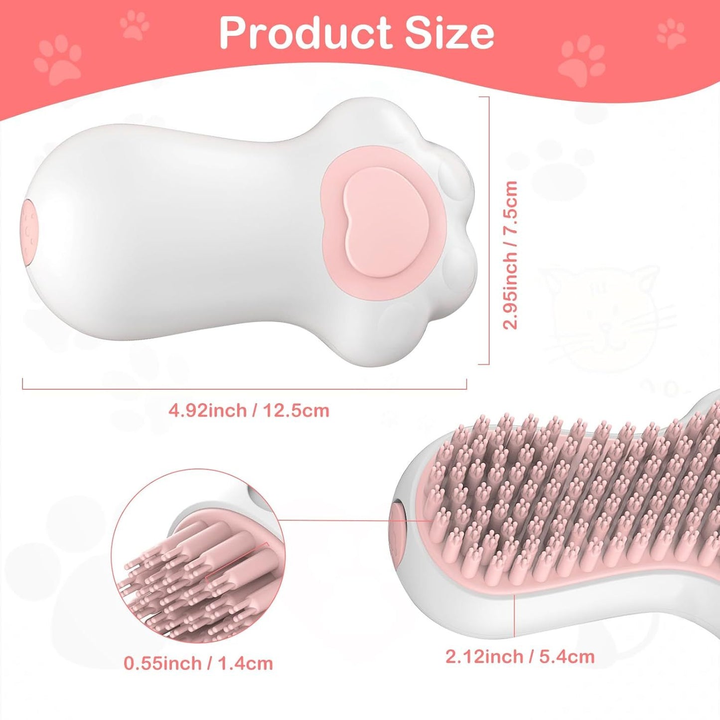 Petnomo™ Pet Bath Brush with Shampoo Dispenser