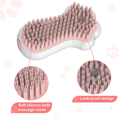 Petnomo™ Pet Bath Brush with Shampoo Dispenser