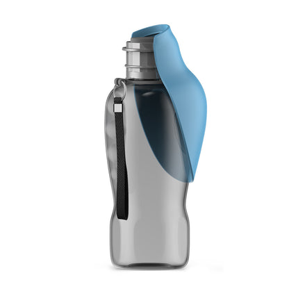 Petnomo 800ml portable water bottle with foldable bowl – leakproof design