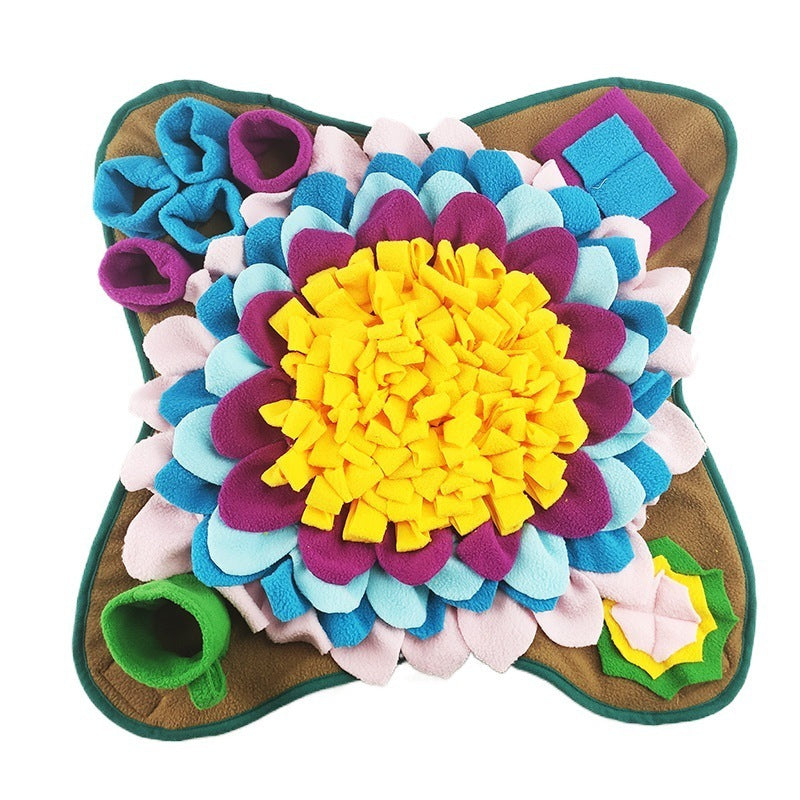 Petnomo puzzle feeder snuffle mat stimulating dog’s natural foraging instincts