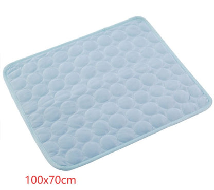 Petnomo Ice Silk Cooling Pad – Breathable Summer Mat for Dogs & Cats