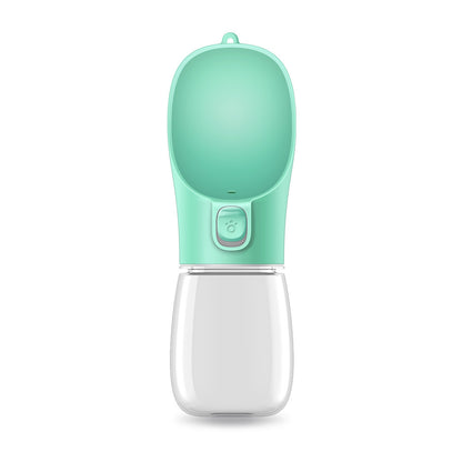 Petnomo 800ml portable water bottle with foldable bowl – leakproof design
