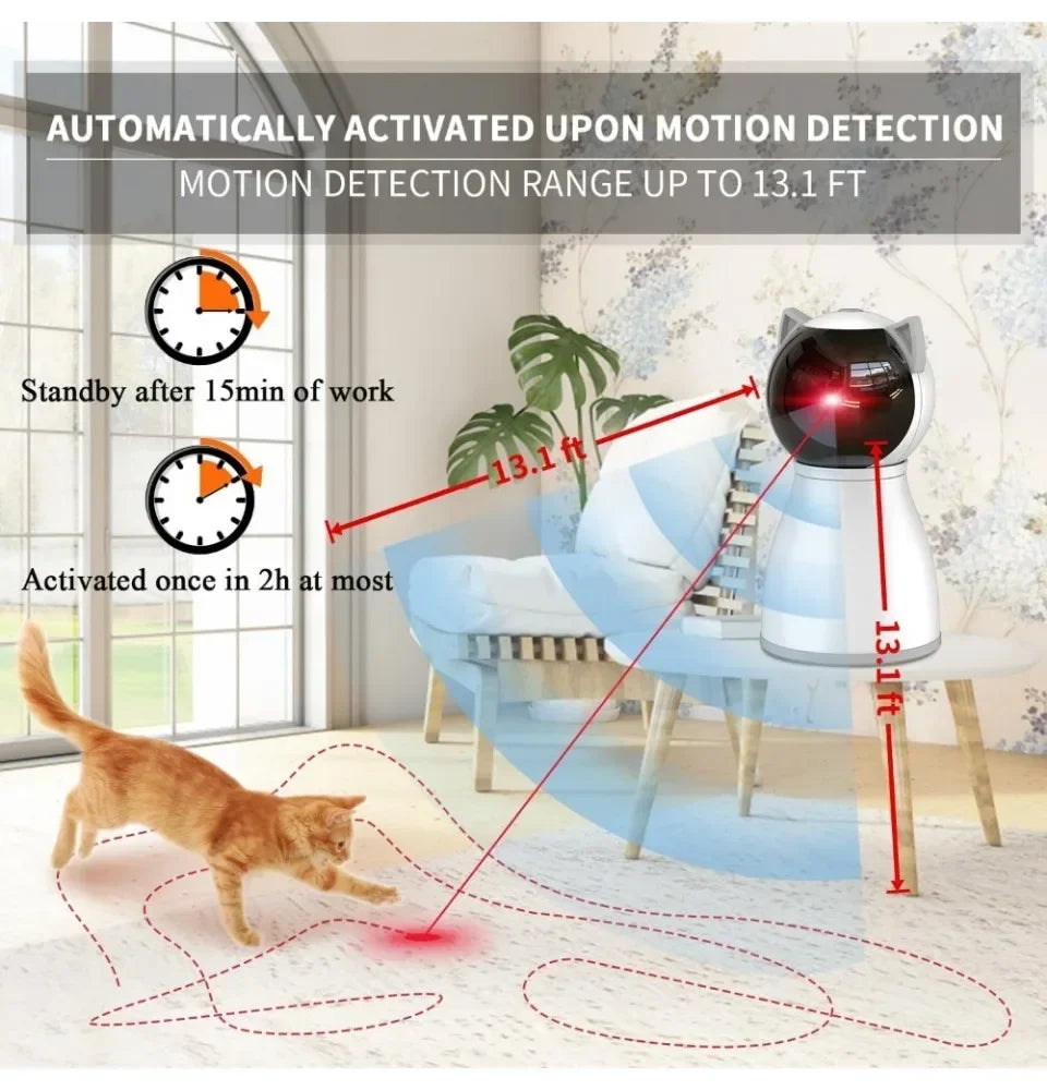 Petnomo Smart Motion Sensor Cat Laser Toy