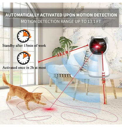Petnomo Smart Motion Sensor Cat Laser Toy