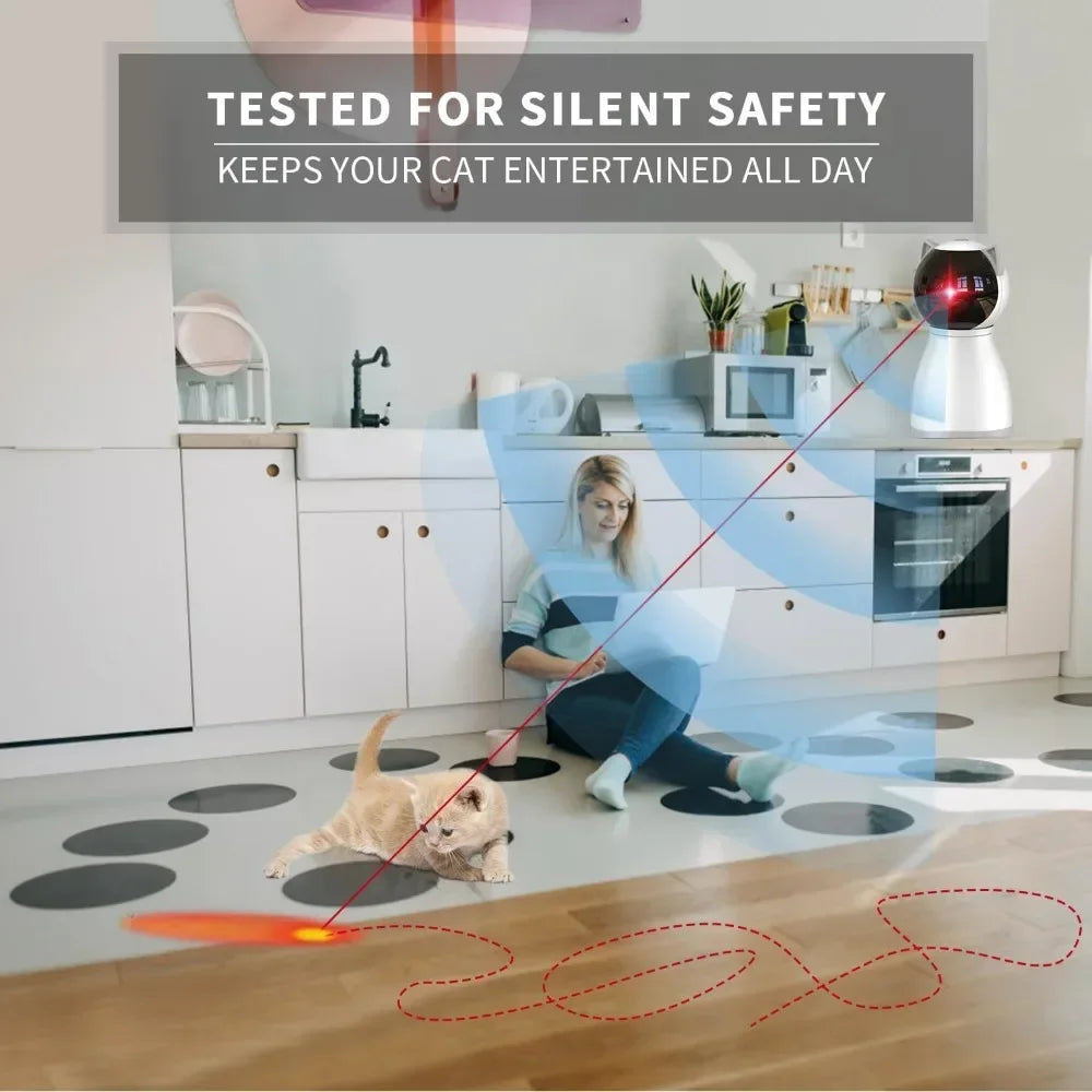 Petnomo Smart Motion Sensor Cat Laser Toy