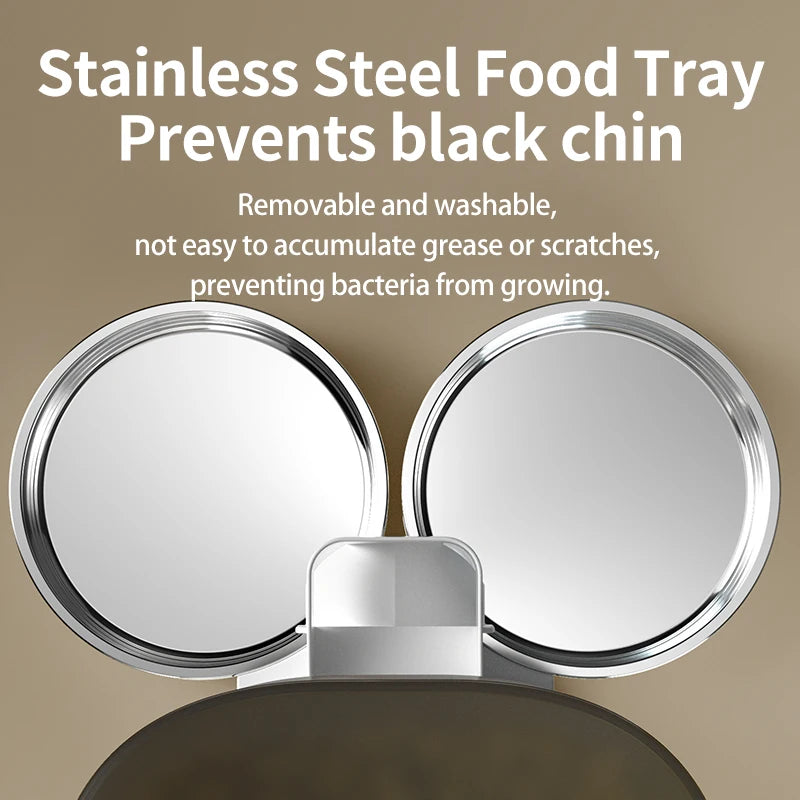 Petnomo Dual-Bowl Smart Pet Feeder – 7L With Camera