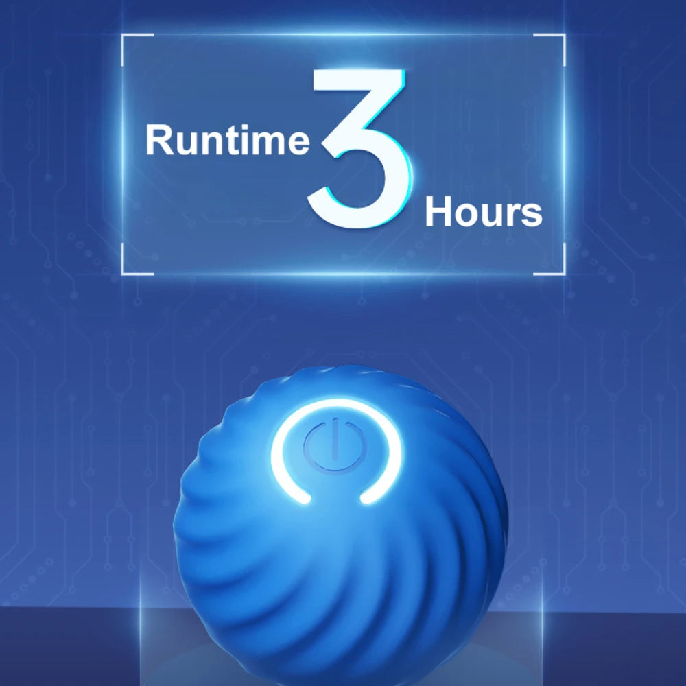 Petnomo MotionBall rechargeable interactive toy for dogs and cats – jumps and spins