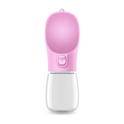 Petnomo 800ml portable water bottle with foldable bowl – leakproof design